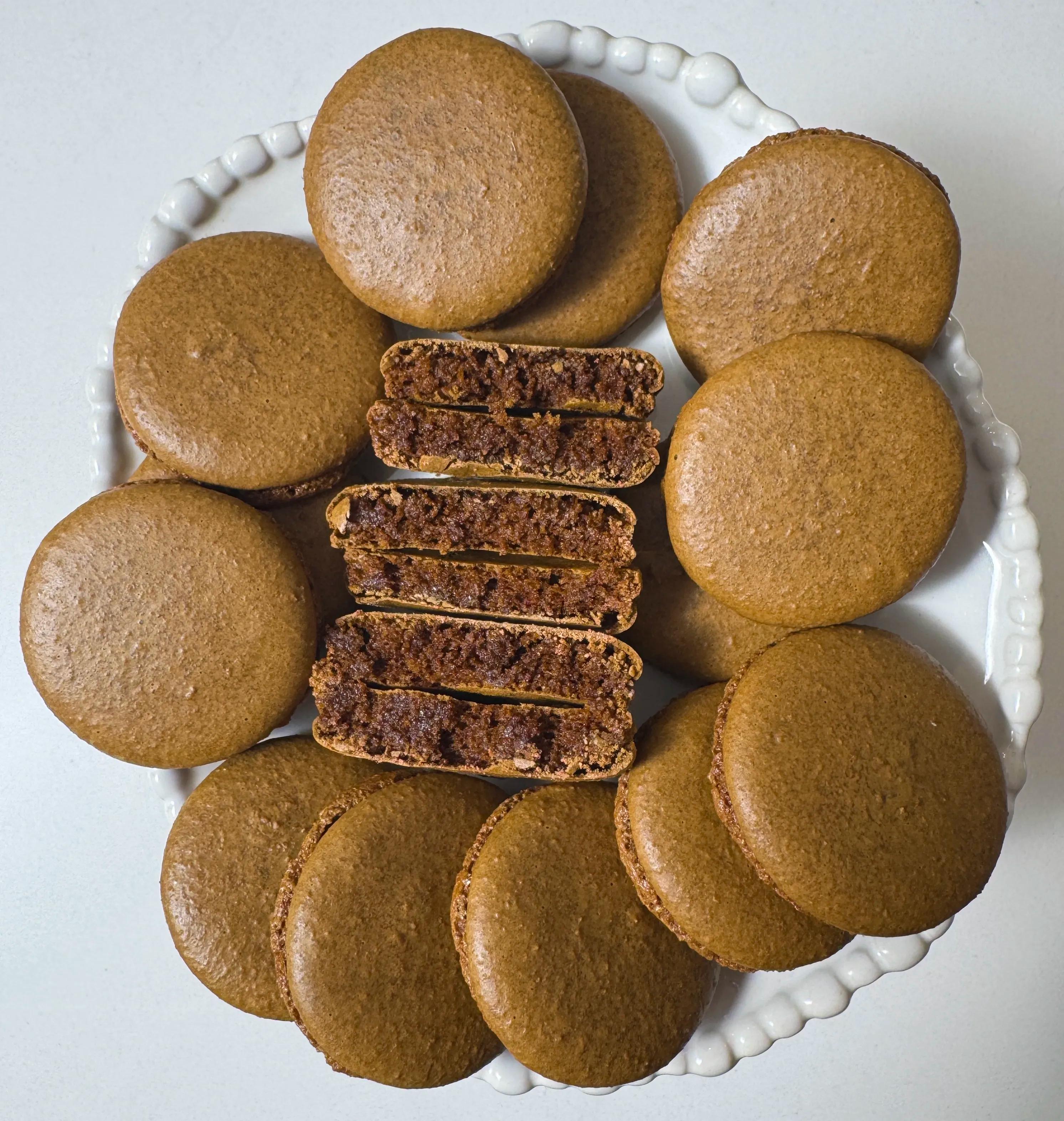 Never-Hollow Macaron Shells Using A Thermomix
